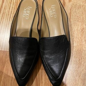 Black Franco Sarto Mules